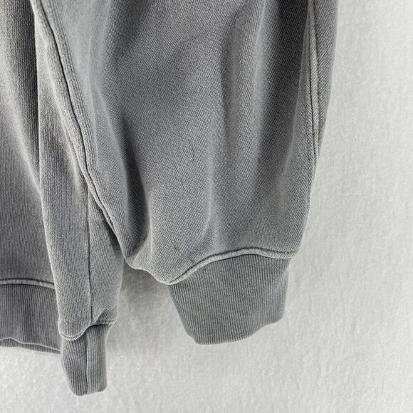 Agolde Los Angeles Sweatshirt Womens XS Gray Fleece Terry Crew Neck 3/4 Sleeves - Picture 12 of 13